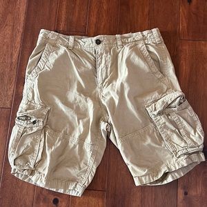 American Eagle Mens Longer Length Cargo Shorts
